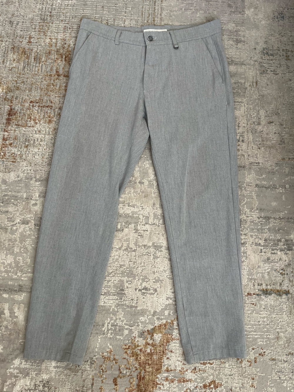 Denim & Flower Light Gray Men's Dress Pants